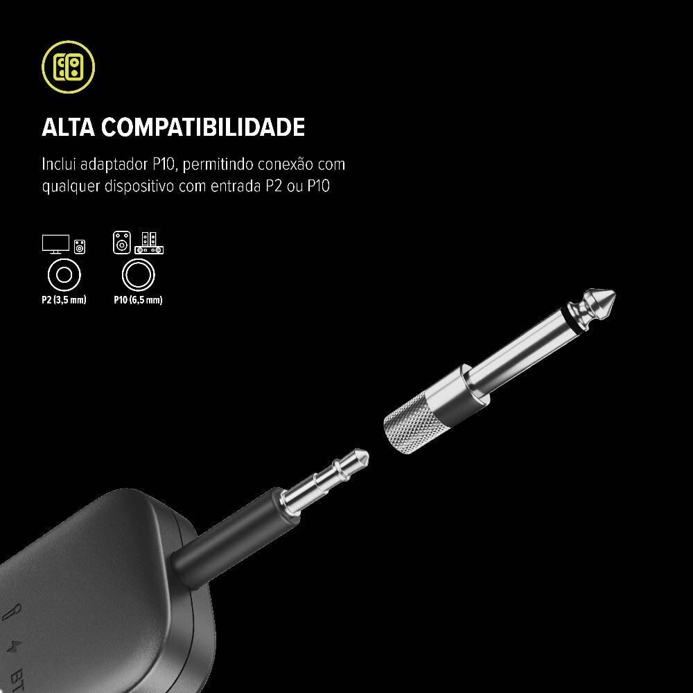 Microfone Wireless Bivolt Waaw Vocal 100 Pro Recarregável