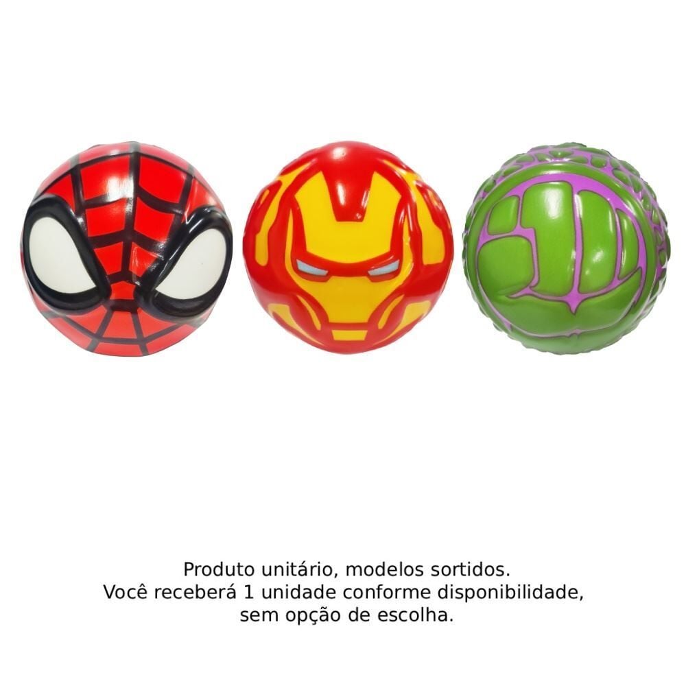 Mini Bola Pula Pula Marvel Toyng - Sortido