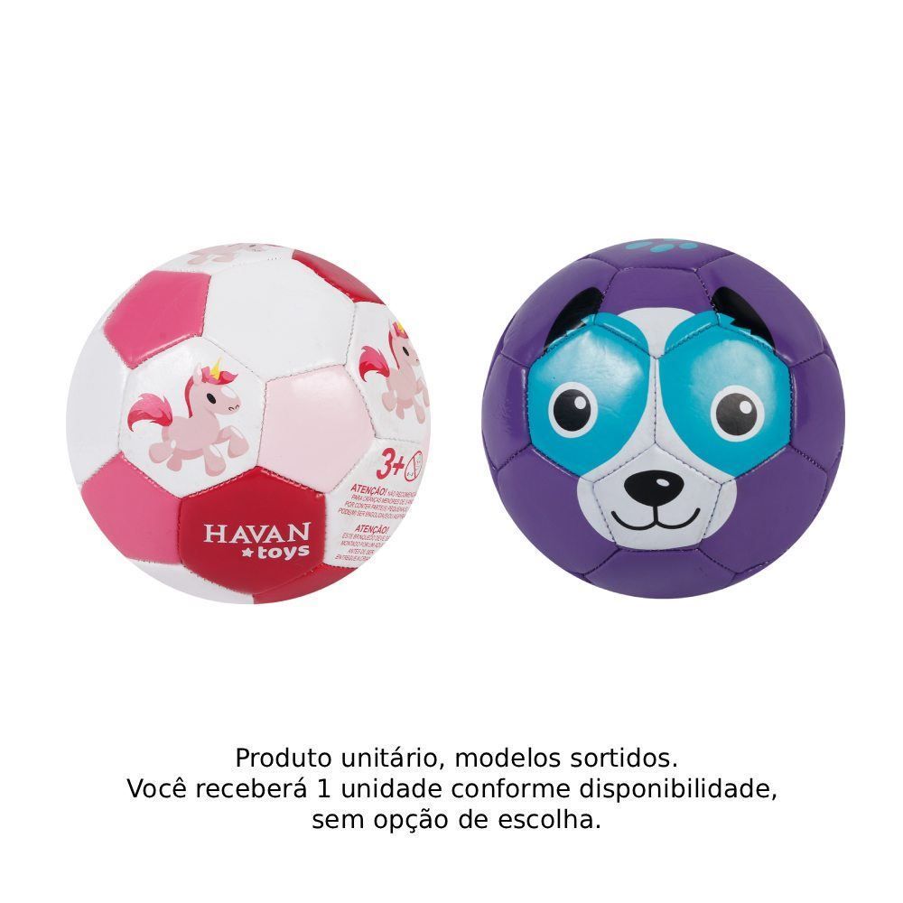 Mini Bola Sintética de Futebol Havan Toys - Sortido