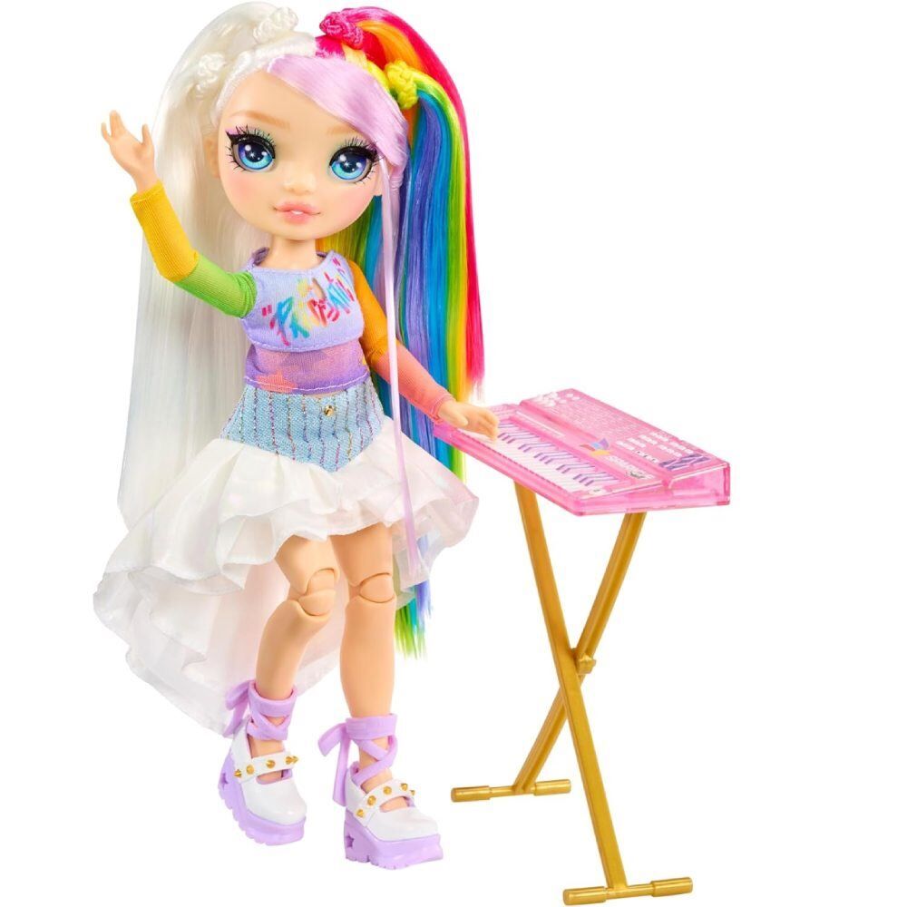 Mini Boneca Rainbow High Jr High Rock Band Fashion Doll - Amaya
