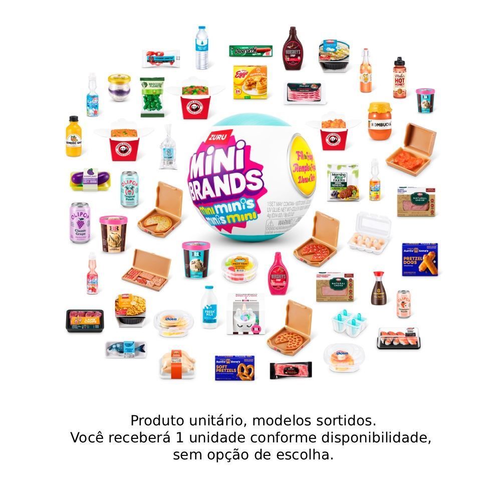 Bola Surpresa Mini Brands Fill The Fridge Mini Minis Candide