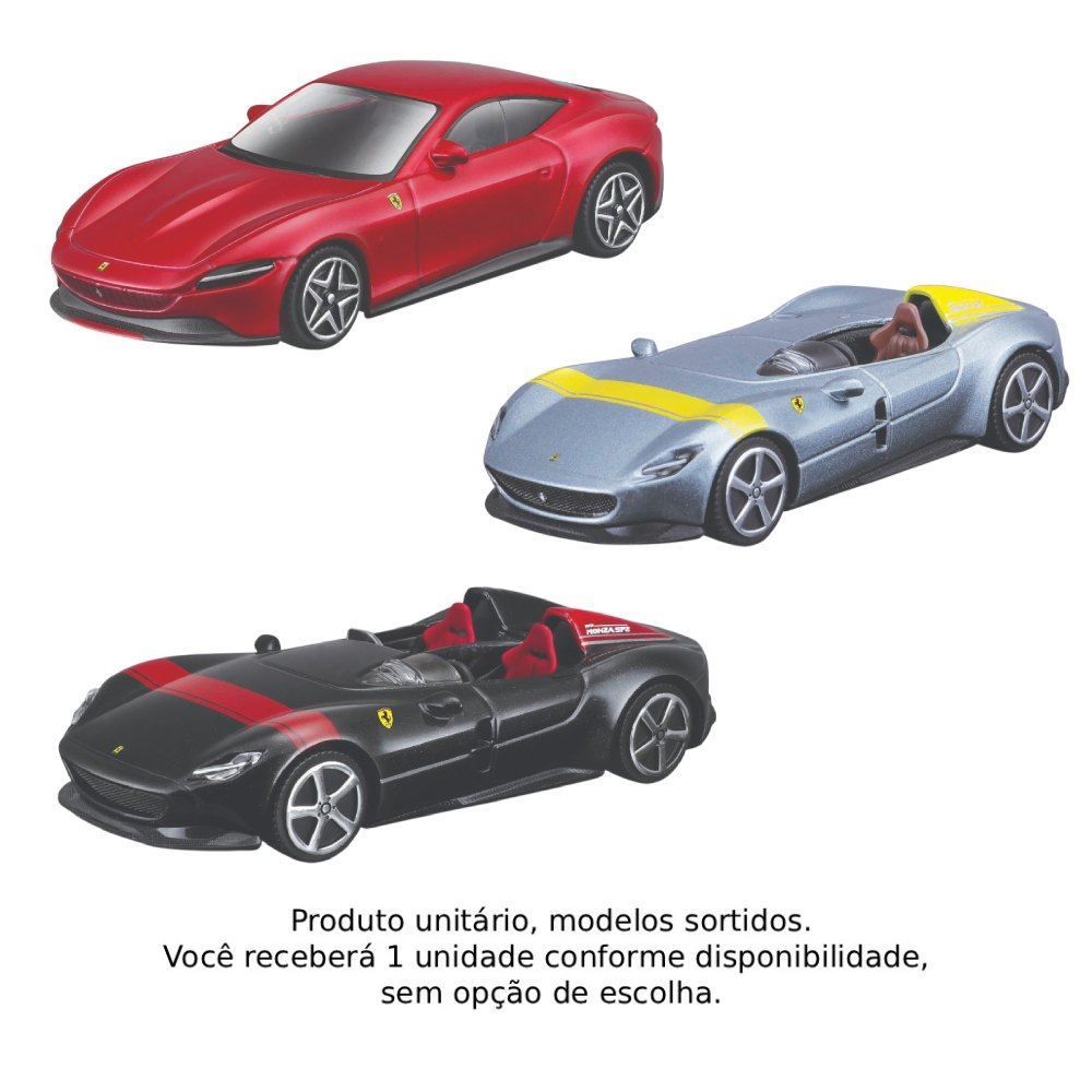 Mini Carro Ferrari 1:43 Race e Play Maisto - Sortido