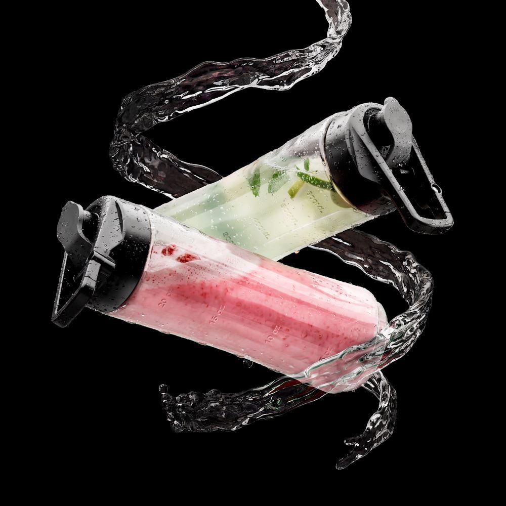 Mini Liquidificador Blender Go Wap Com 2 Copos Squeeze