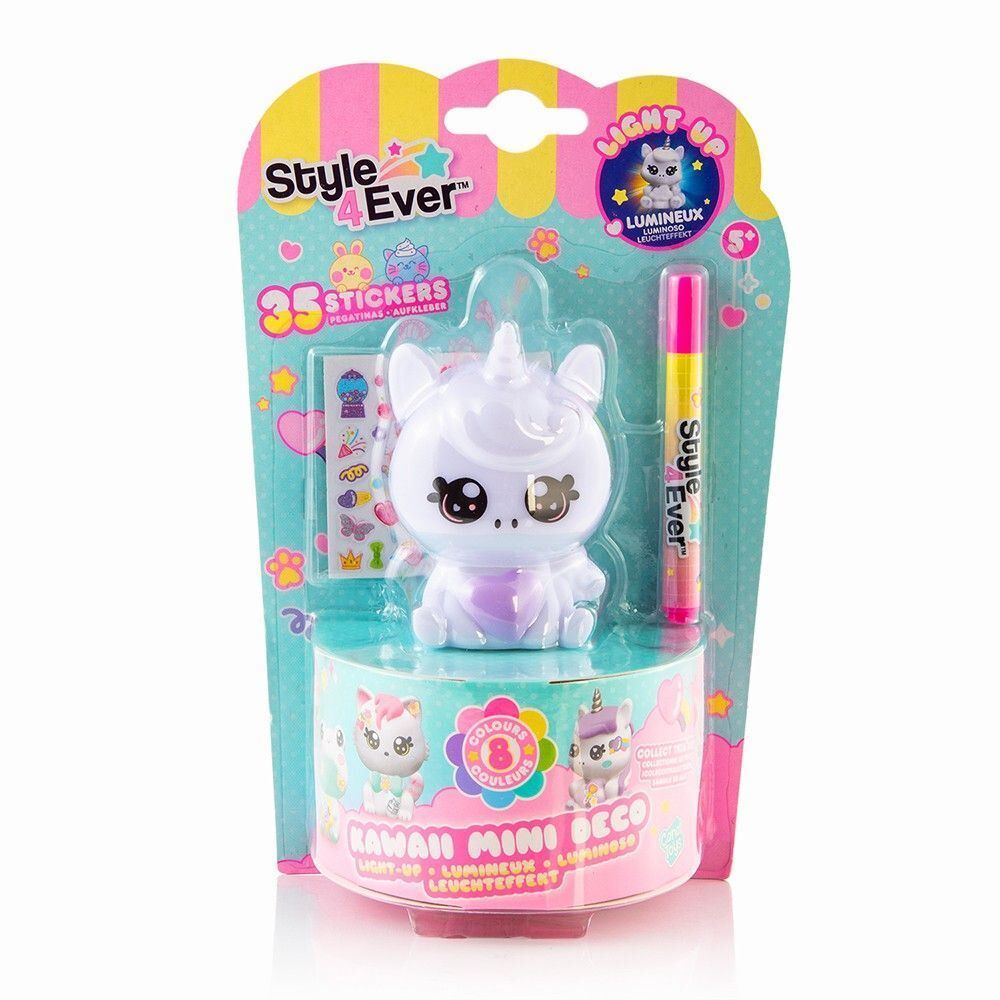 Decore Sua Mini Luminária Kawaii Fun - Sortido