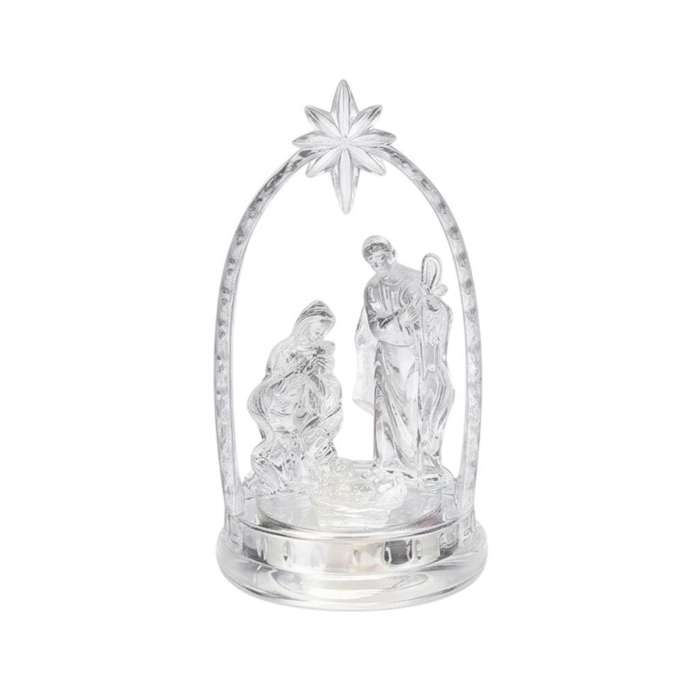 Mini Presépio Sagrada Família com Luz 11Cm Wincy Casa