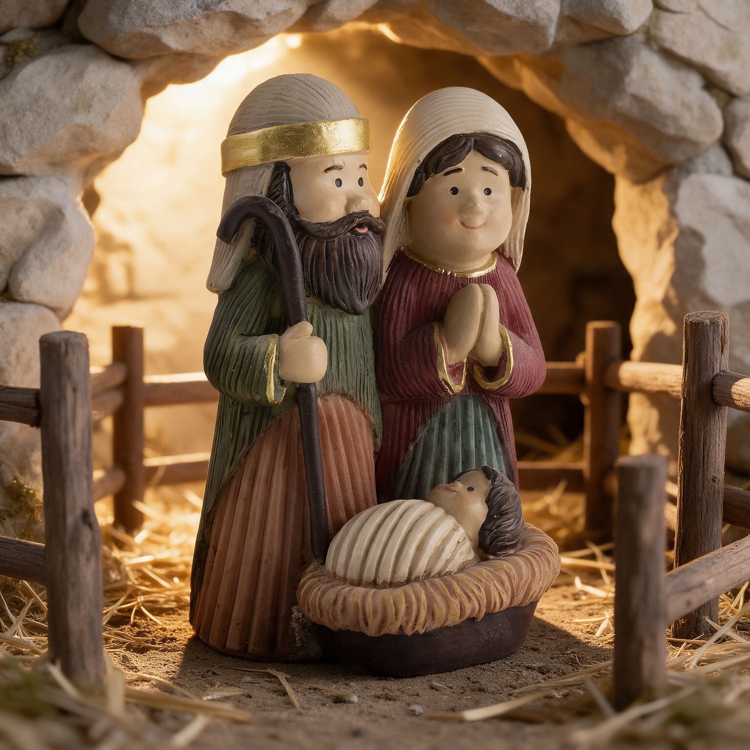 Mini Presépio Sagrada Família 11Cm Tuut