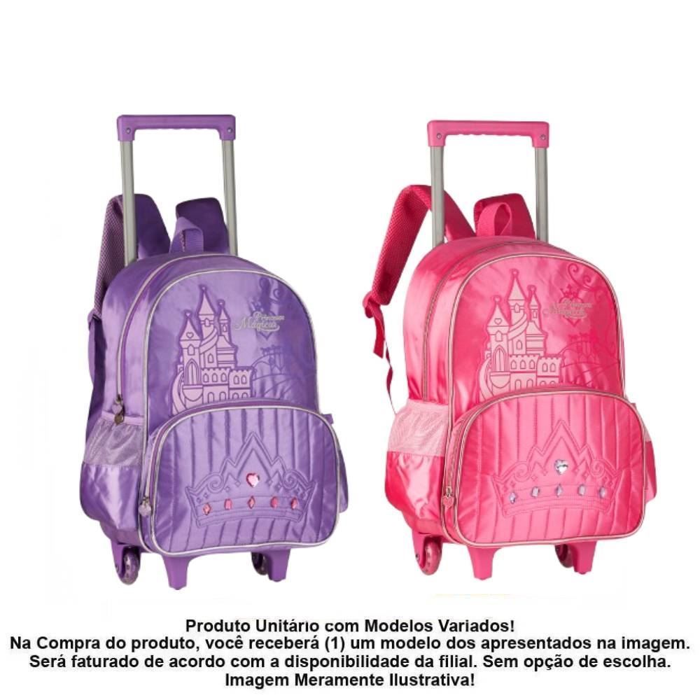 Mochila de Rodinha Infantil Princess Clio Style - Sortido