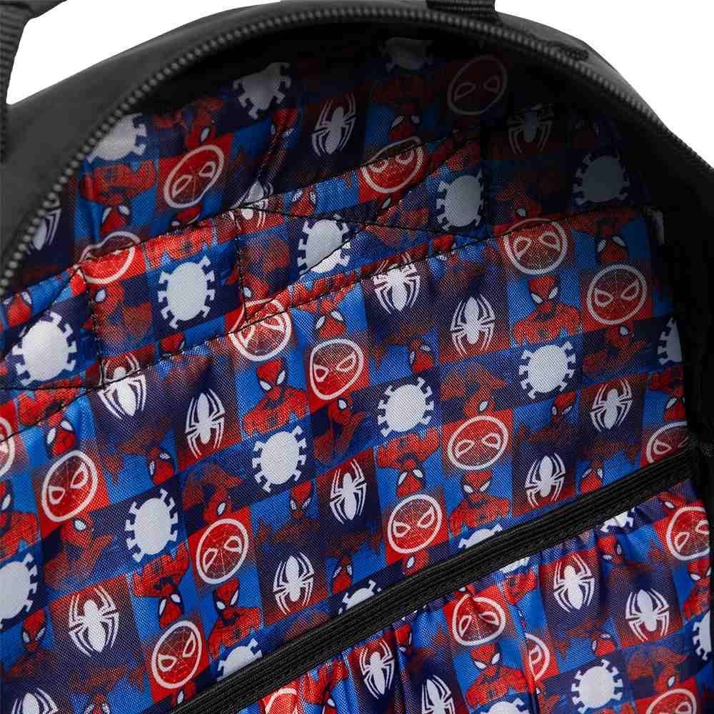 Mochila Juvenil de Costas Homem Aranha Xeryus - Preto 