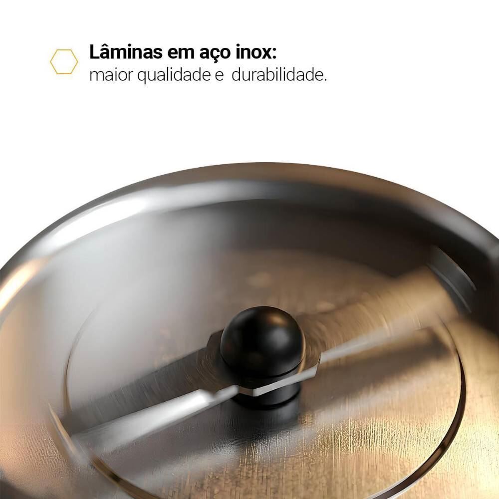Moedor de Café Philco 60g Inox 200W Grano Aroma PMC02A