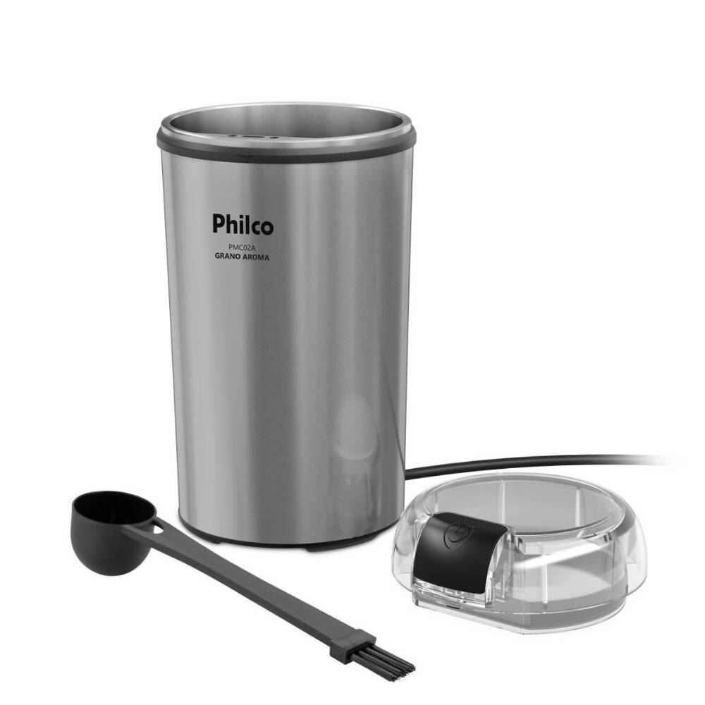 Moedor de Café Philco 60g Inox 200W Grano Aroma PMC02A
