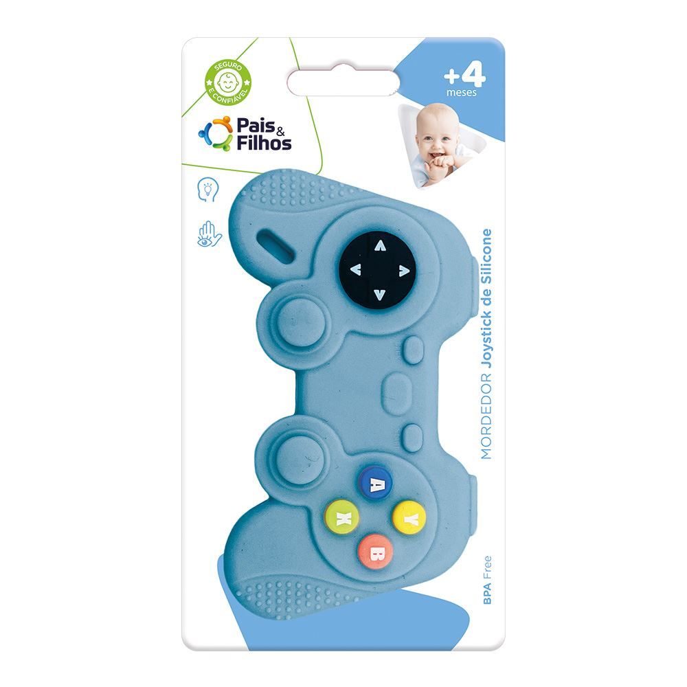 Mordedor Joystick de Silicone - Pais e Filhos Baby