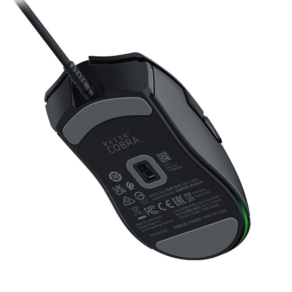 Mouse Gamer Cobra Preto L Razer L Sensor Óptico 3° Ger Com Rgb
