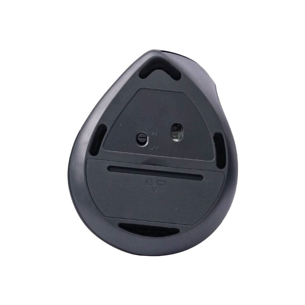 Mouse Sem Fio Multi Vertical Ergonômico Emborrachado