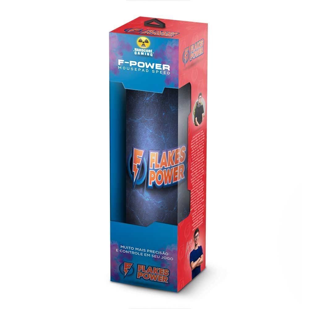 Mousepad Gamer Speed Flakes Power Flkmp001 Elg - Preto