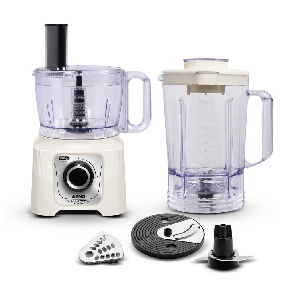 Multiprocessador Arno 700W 16 Funções Marfim MP62
