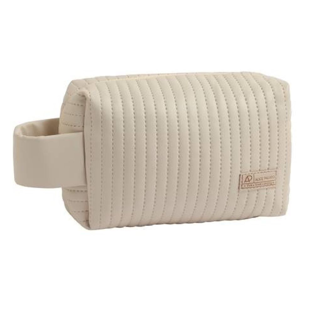 Necessaire Retangular Puffer Alice Palluci - Bege
