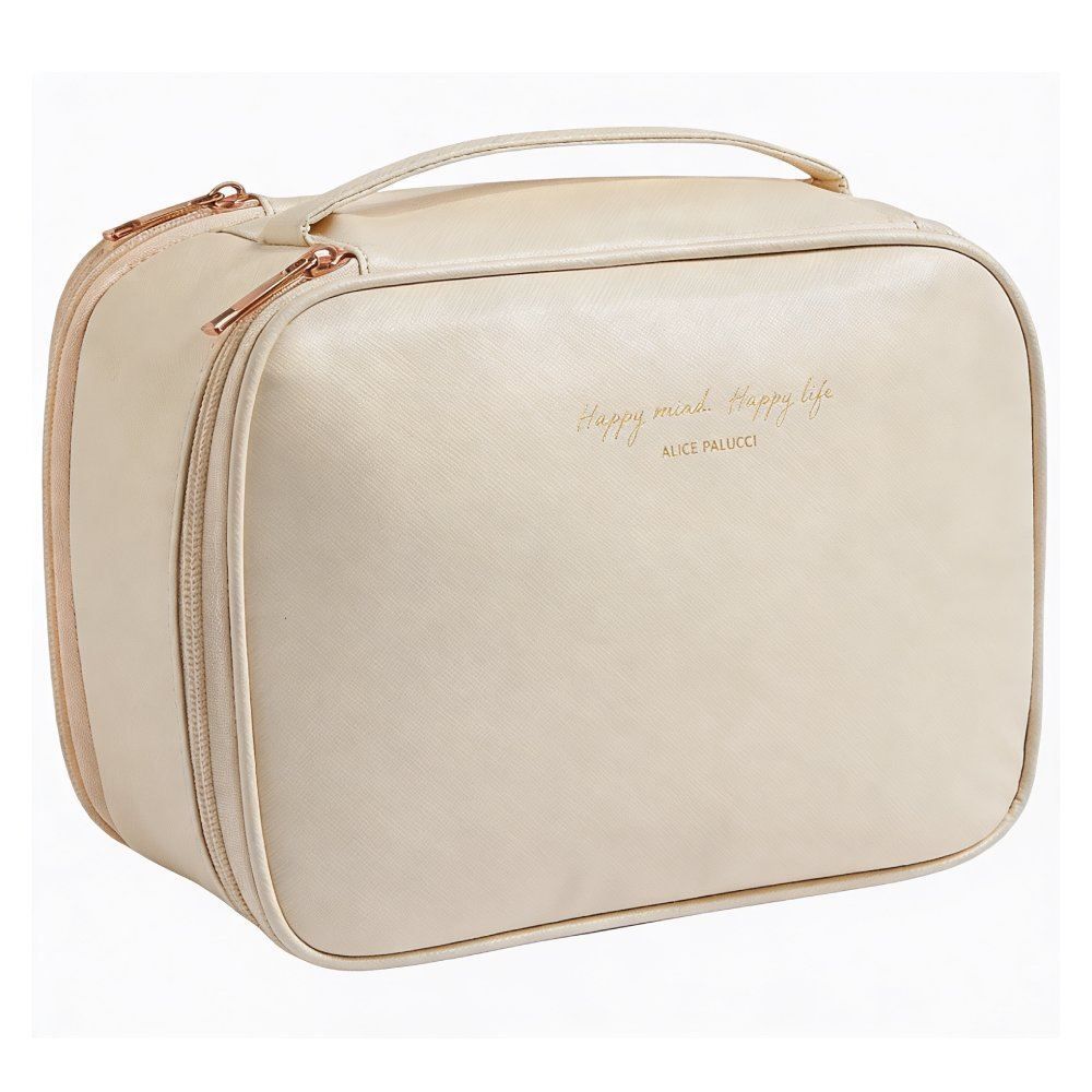 Necessaire com Duas Divisórias Alice Palucci - OFF WHITE U