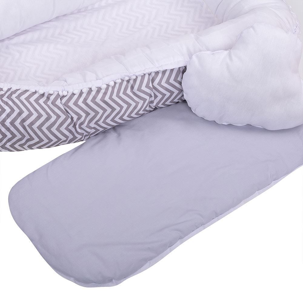 Ninho Redutor 3 Peças Yoyo Baby - Chevron Cinza