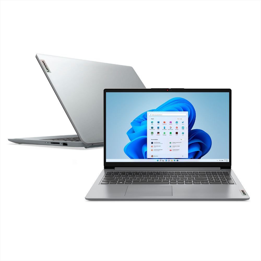 Notebook Lenovo Intel Celeron Dual Core 4Gb Ram 128Gb Ssd Tela De 15,6" W11 - Bivolt