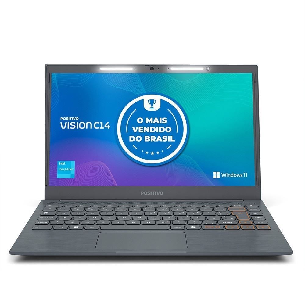 Notebook Positivo Vision C14 Intel Celeron 4Gb 128Gb 14,1” Hd Windows 11 - 3003011