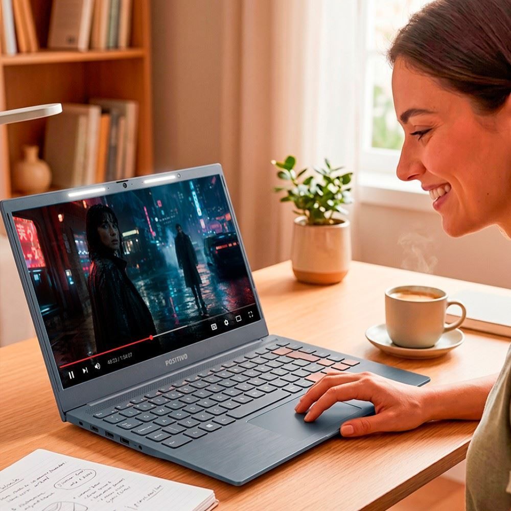Notebook Positivo Vision C14 Intel Celeron 4Gb 128Gb 14,1” Hd Windows 11 - 3003011