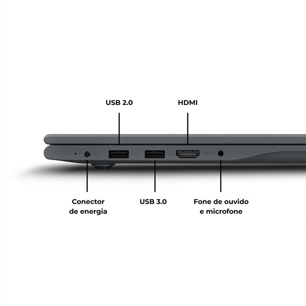 Notebook Positivo Vision C14 Intel Celeron 4Gb 128Gb 14,1” Hd Windows 11 - 3003011