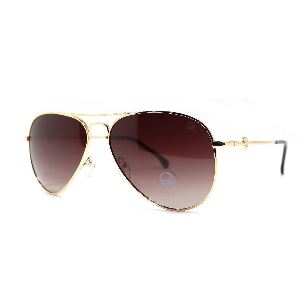 Óculos De Sol Masculino Cobra D'agua Cda 016 C200 - Dourado