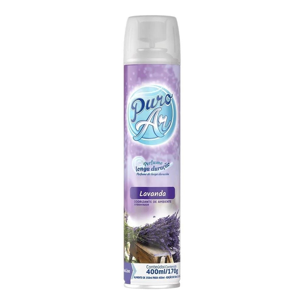 Odorizador de Ambiente Puro Ar Super Dom 400Ml - Lavanda