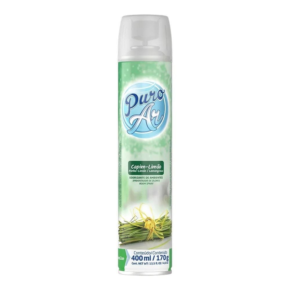 Odorizador de Ambiente Puro Ar Super Dom 400Ml - Capim Limão