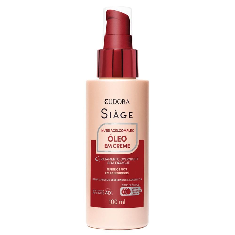Óleo Em Creme Overnight Nutri Acidificante Complex-100Ml Eudora Siàge