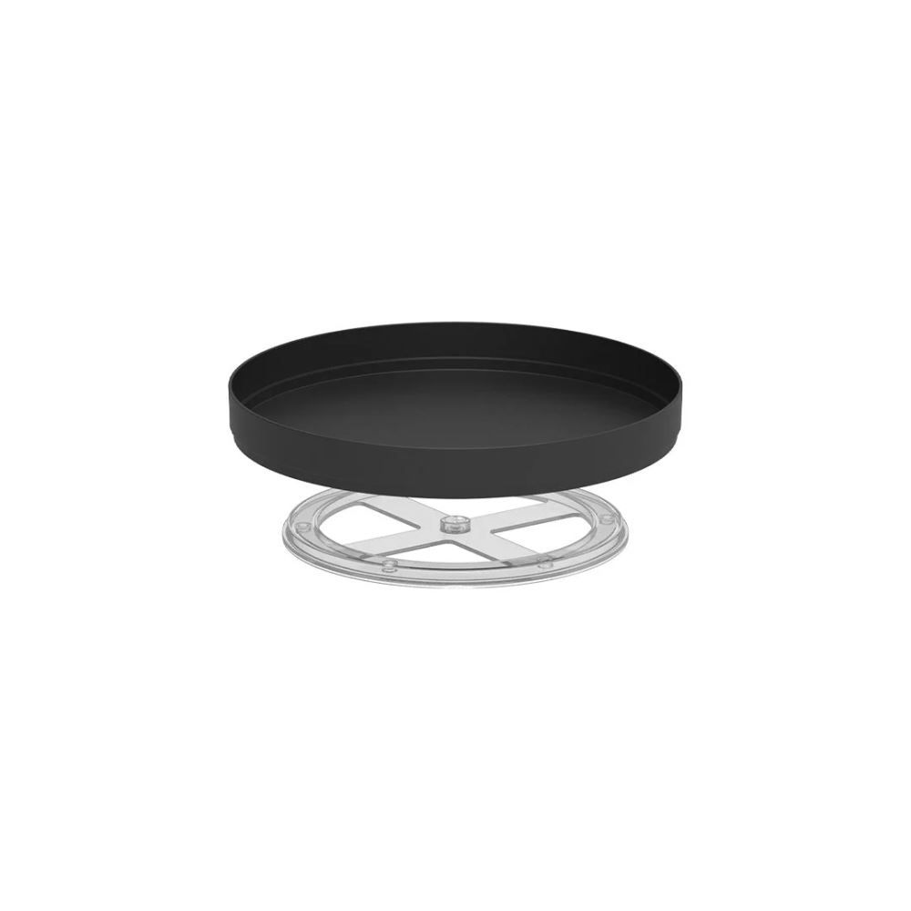 Organizador Giratório Baixo Lume 25,5Cm Ou - PRETO FECHADO