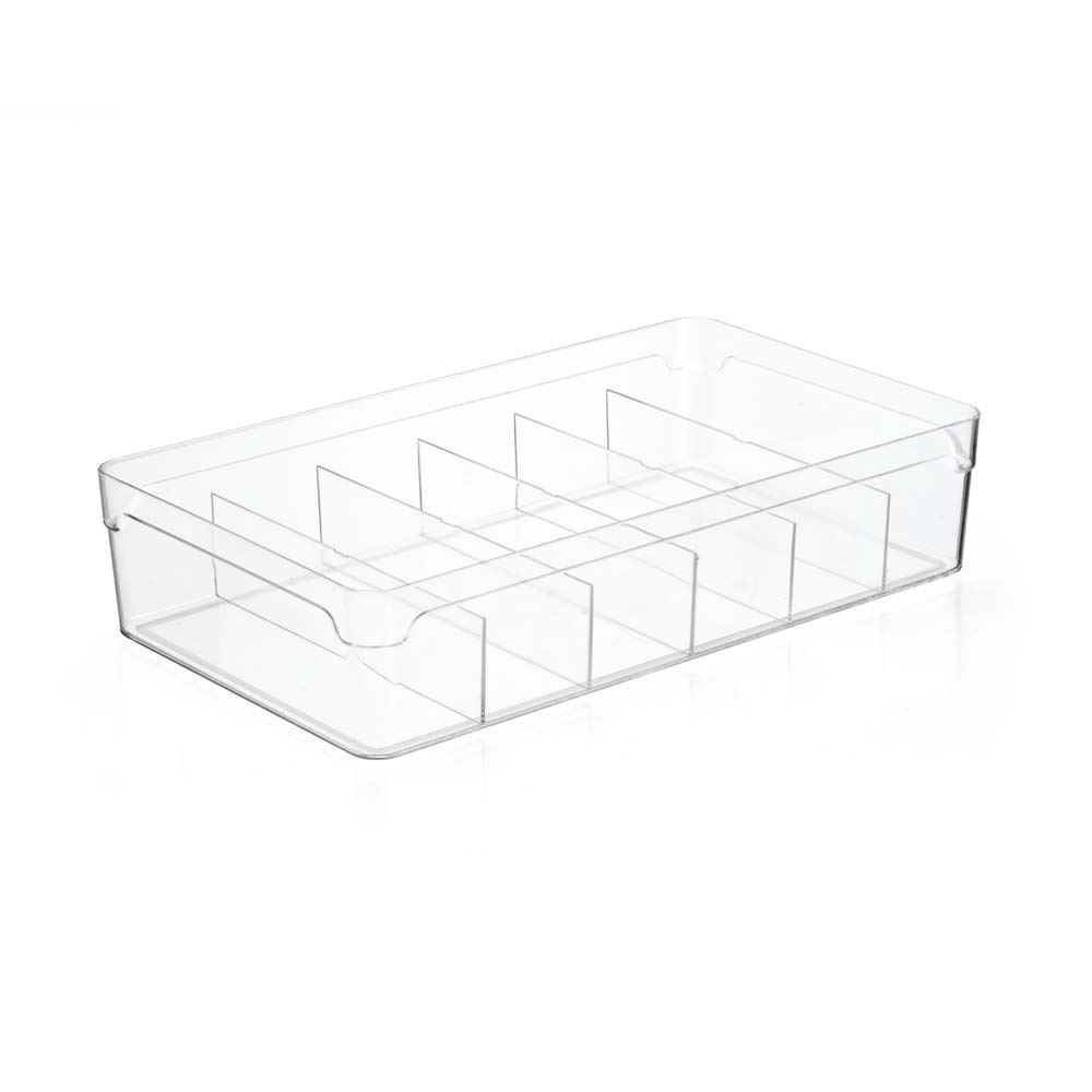 Organizador De Gavetas Colméia Cristal Arthi 4,3 Litros - Transparente
