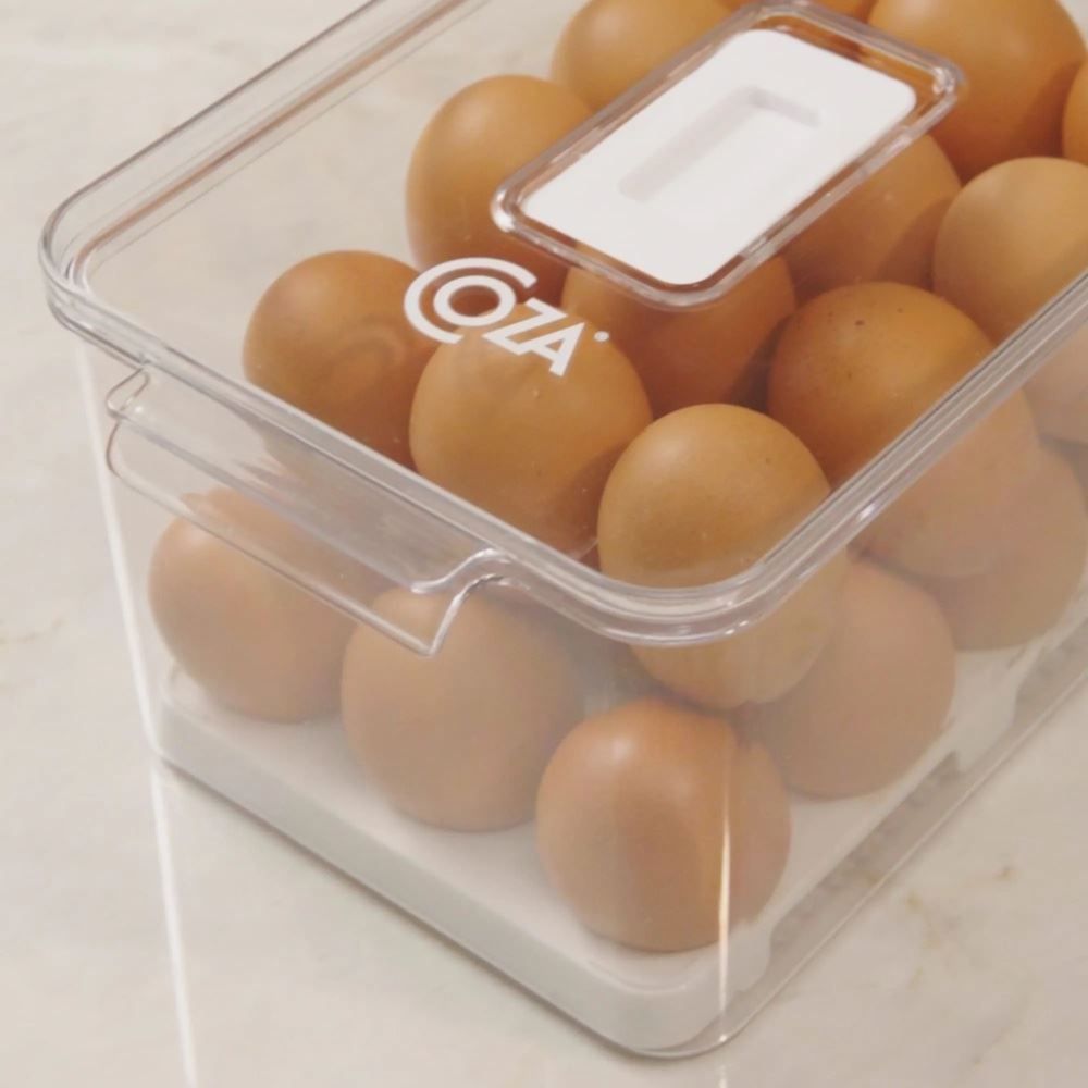 Organizador de Ovos com Tampa Dry Coza 24Cm - 24 Unidades