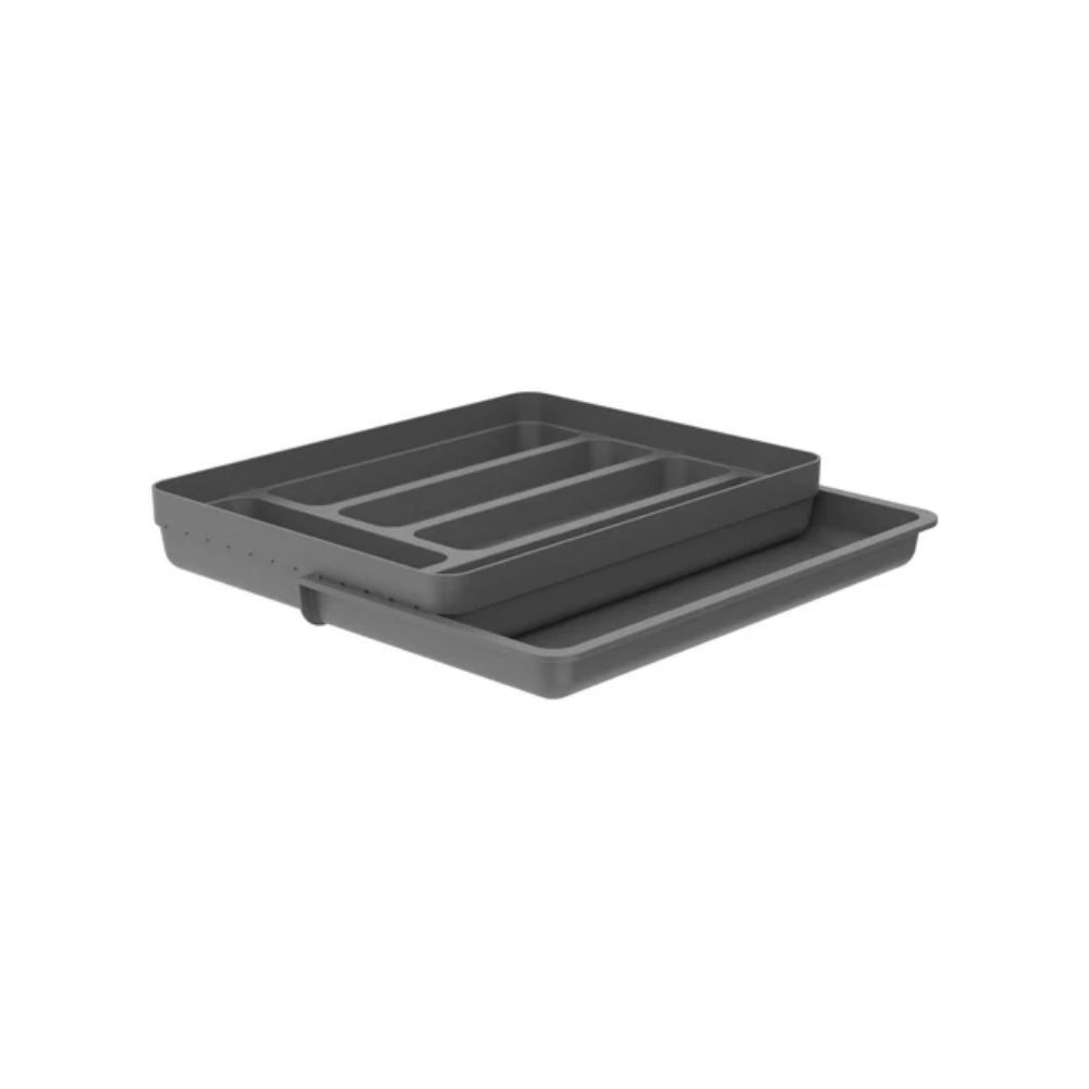 Organizador De Talheres Com Extensor Ou Logic - Chumbo