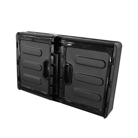 Organizador Dobrável Porta Dupla Preto 30 Litros
