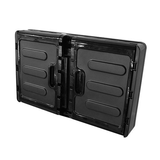 Organizador Dobrável Porta Dupla Preto 75 Litros