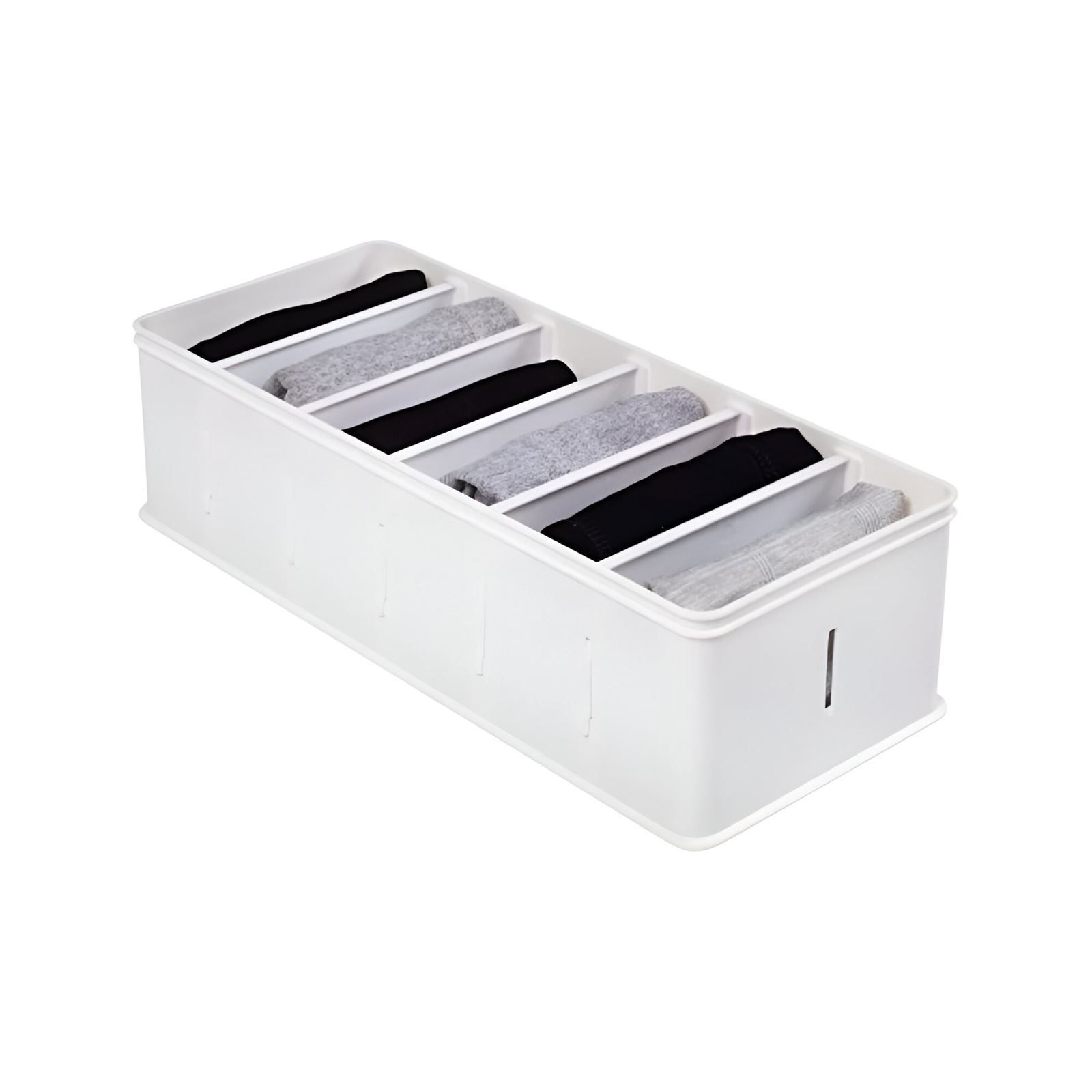Organizador Encaixa 5 Divisórias Pequeno Plasútil - Branco