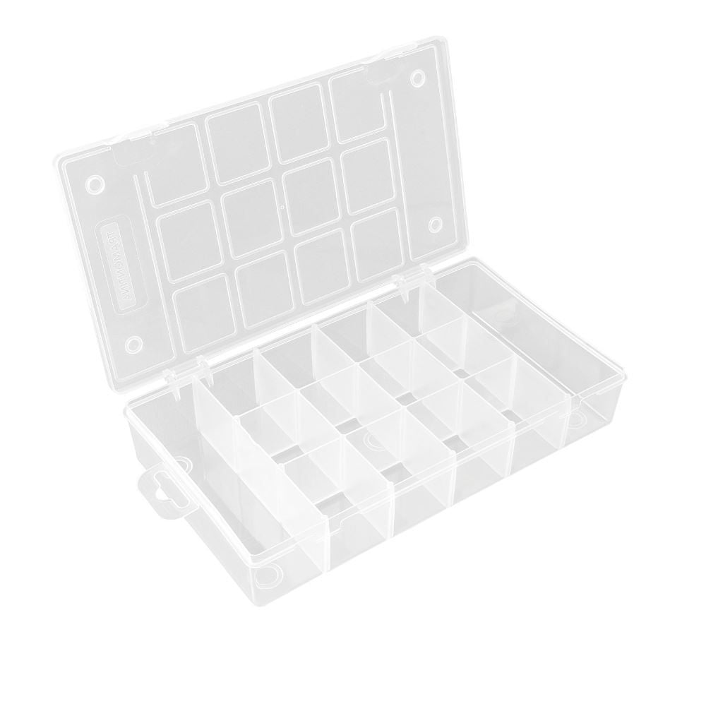 Organizador Plástico Transparente com 14 Compartimentos Tramontina