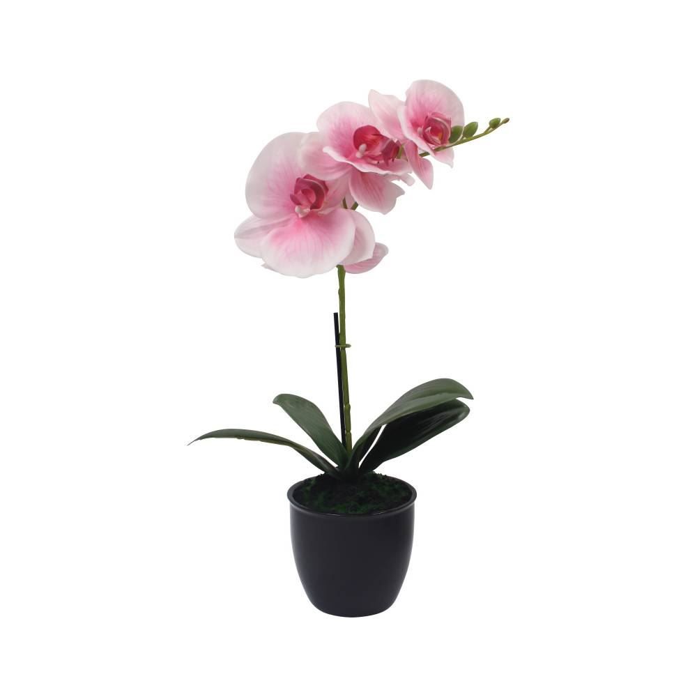 Orquídea Artificial com Vaso de Cerâmica Havan Casa 46Cm - Sortido