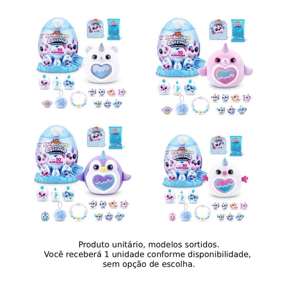 Ovo Rainbocorns Eggzania Frozen Mania Fun - Sortido