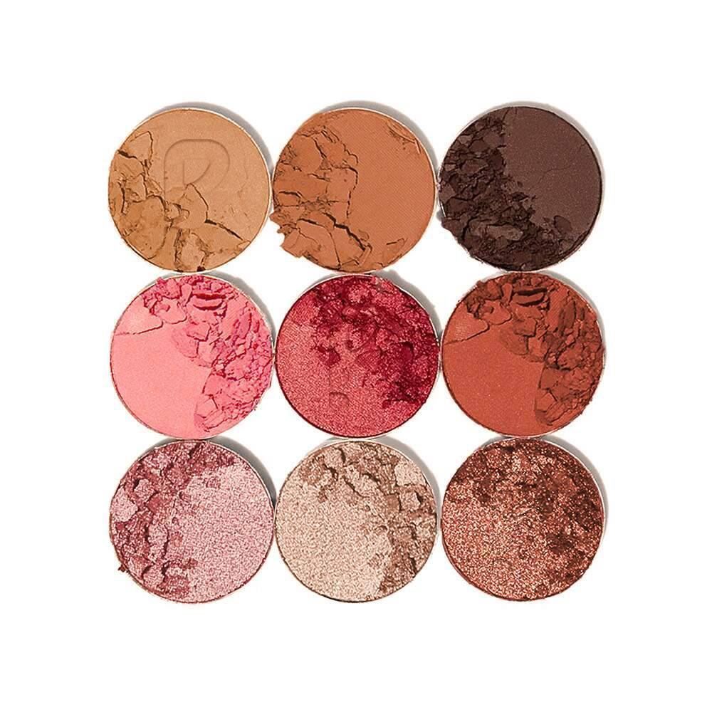 Paleta Multifuncional Contorno, Blush E Iluminador Pam By Pamella - 9 Cores