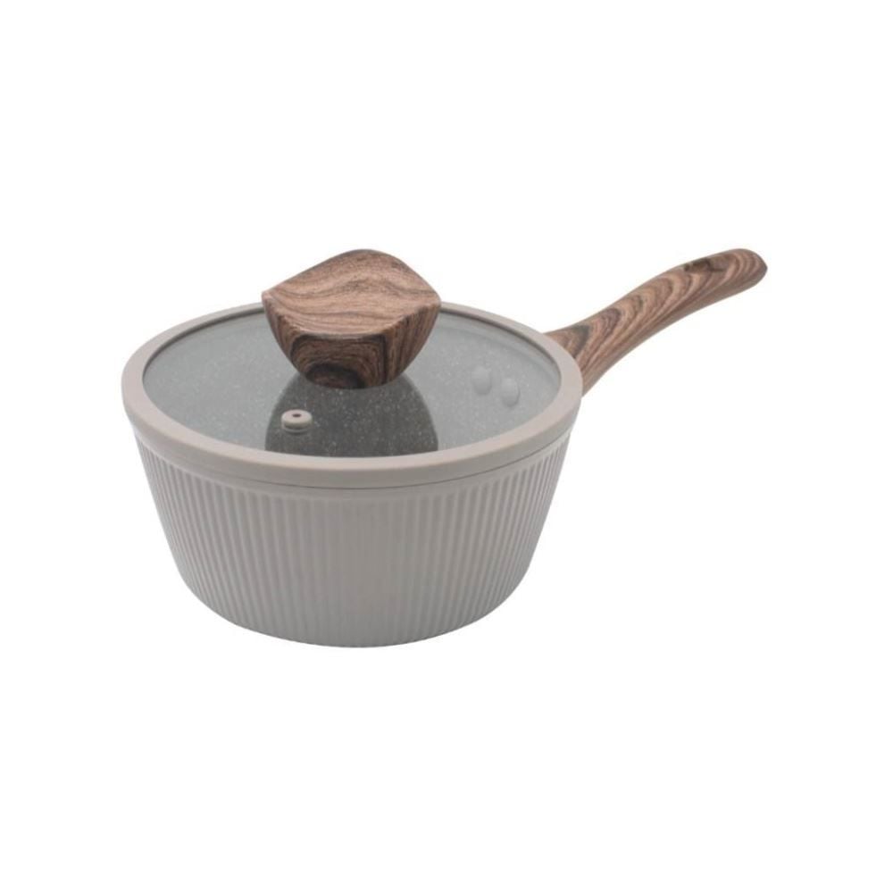 Panela com Tampa Elegance de Indução Havan Casa 18Cm - Chocolate