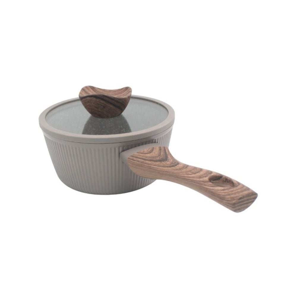 Panela com Tampa Elegance de Indução Havan Casa 18Cm - Chocolate