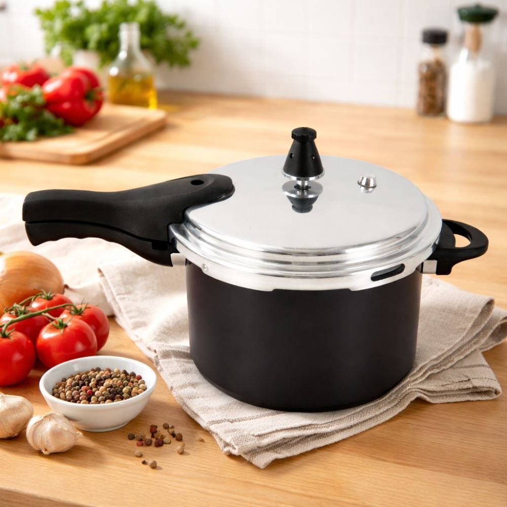 Panela de Pressão de Indução 4,2 Litros Brinox - Preta