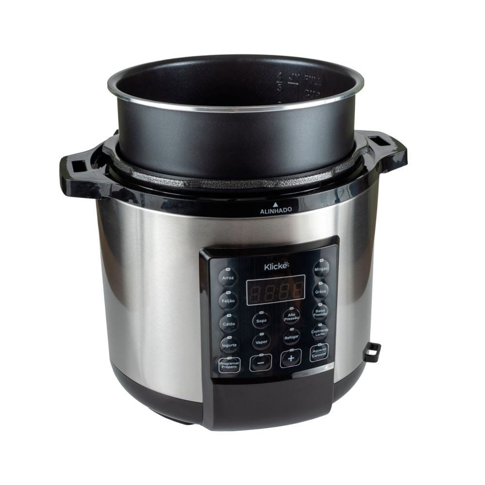 Panela De Pressão Elétrica Klicke 6 Litros 1000W