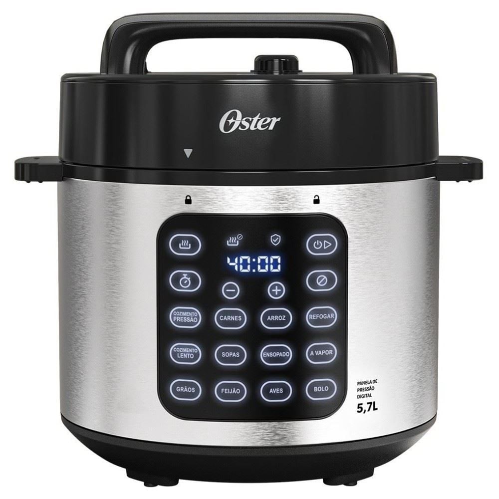 Panela De Pressão Elétrica Oster 5,7 Litros Digital OPAN930