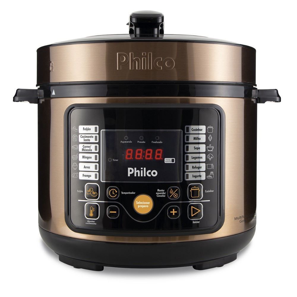 Panela De Pressão Elétrica Philco 5L Multifuncional Digital 15 Funções
