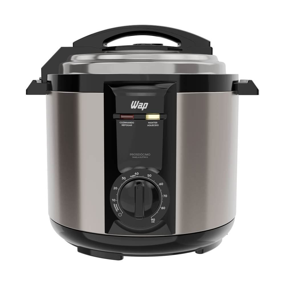 Panela de Pressão Elétrica WAP 900W 5 Litros Inox WPPE2