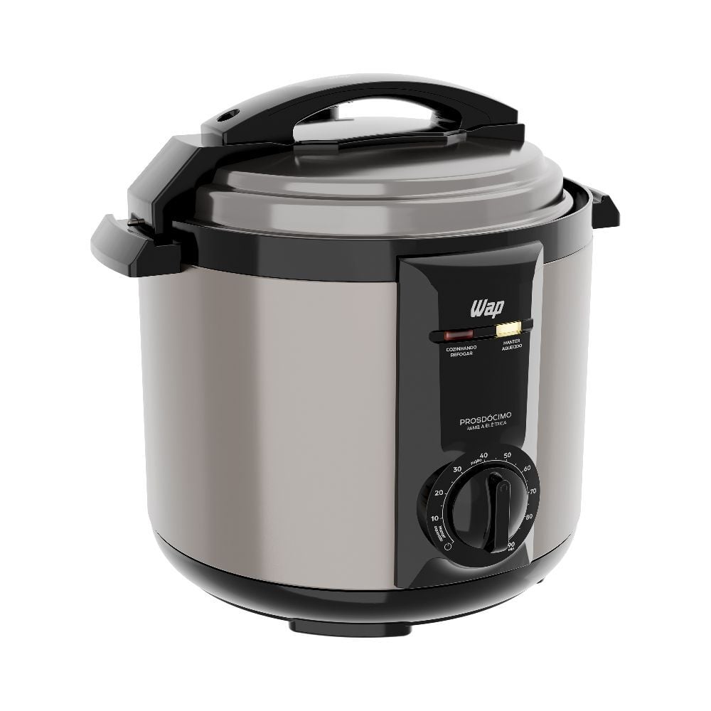 Panela de Pressão Elétrica WAP 900W 5 Litros Inox WPPE2