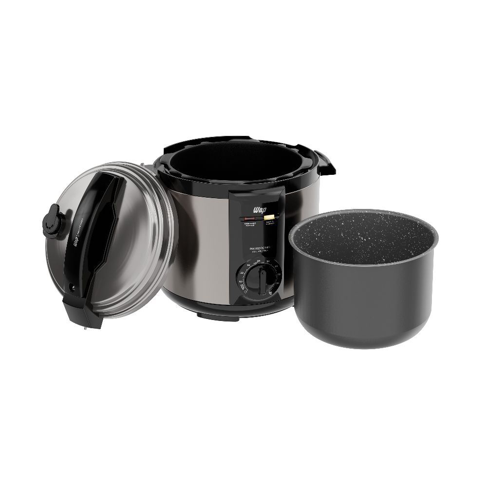 Panela de Pressão Elétrica WAP 900W 5 Litros Inox WPPE2